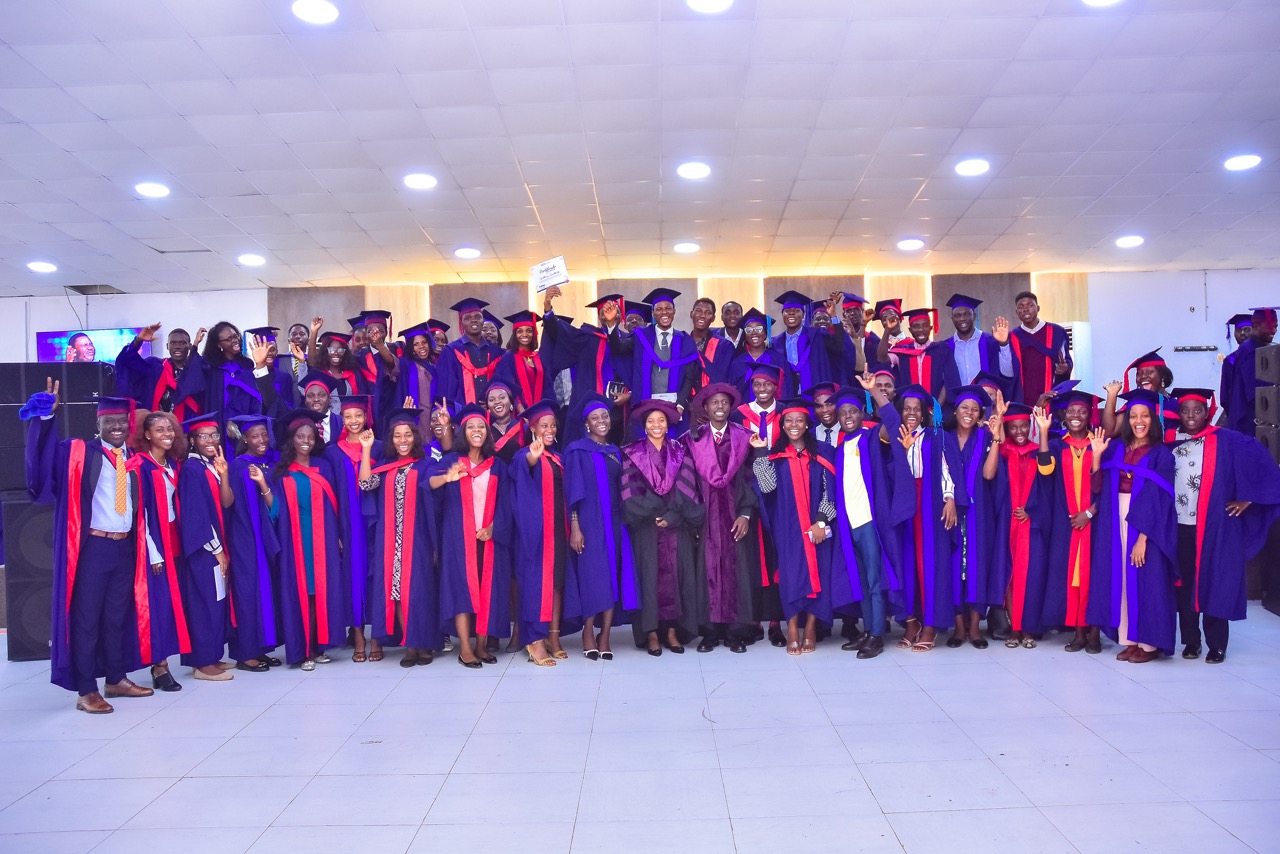 SOM graduates celebrating